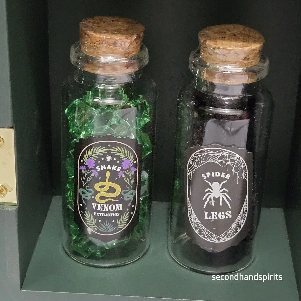 2025 Target Bullseye Halloween Spells Potions Book Storage Box & 7 Mini Potions